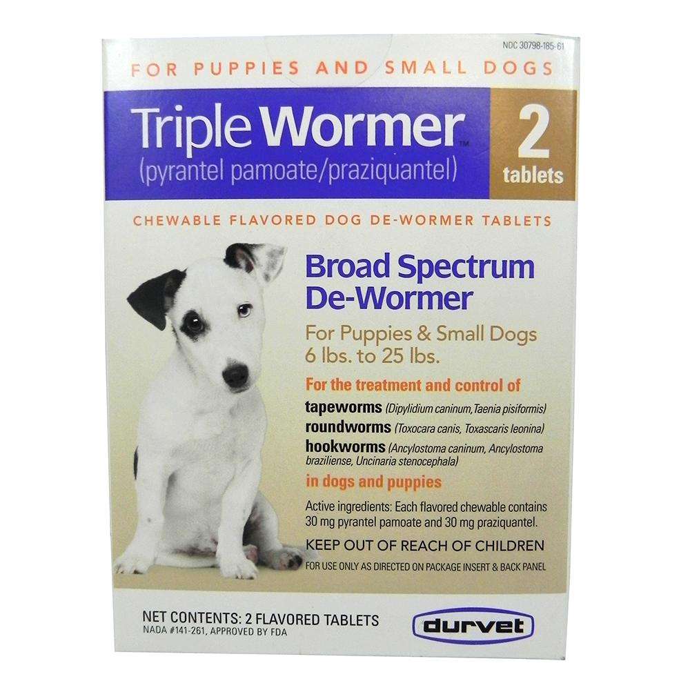 Durvet Triple Wormer Puppy and Small Dog 2 Pack