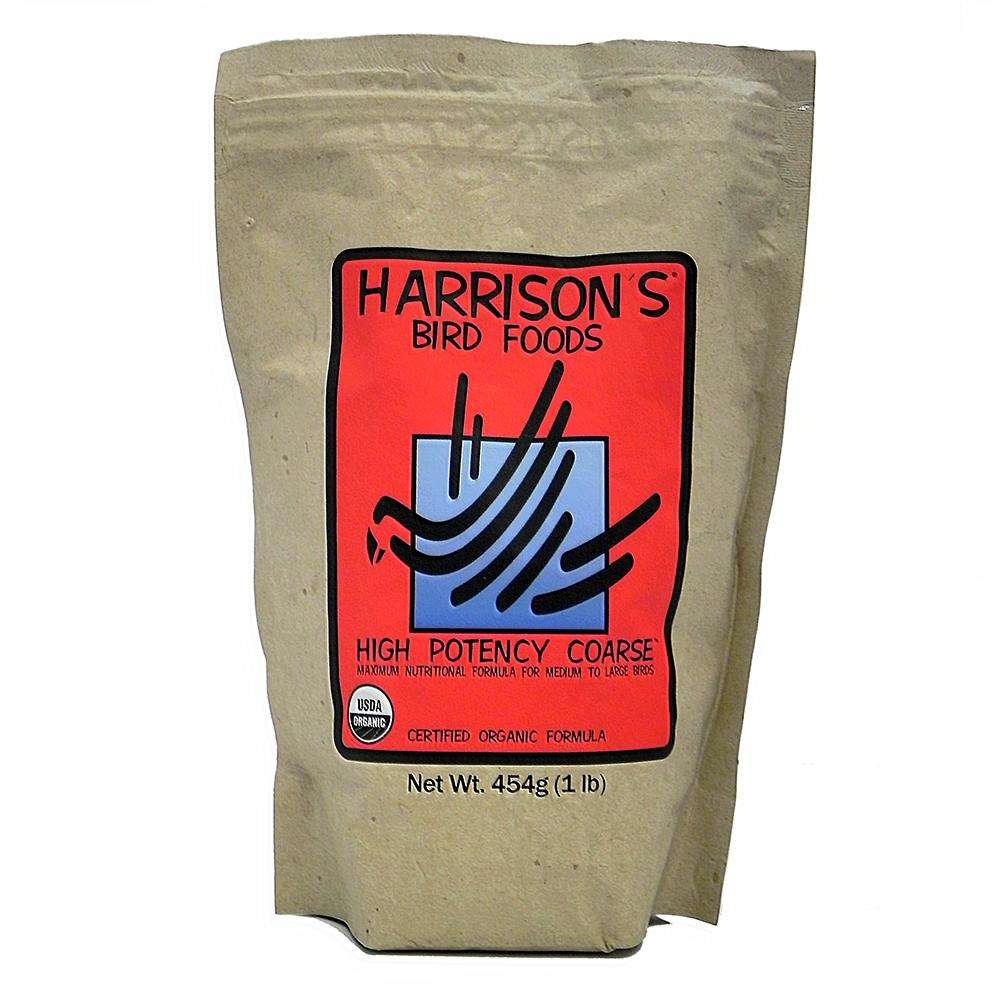 Harrison's Hi Potency Organic Coarse Bird Food 1-Lb.