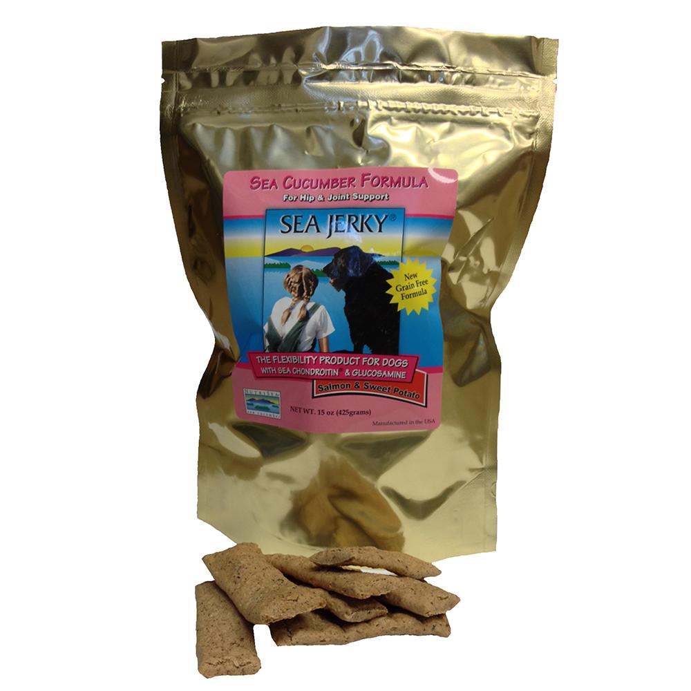NutriSea Jerky Salmon and Sweet Potato 15 oz for Dogs