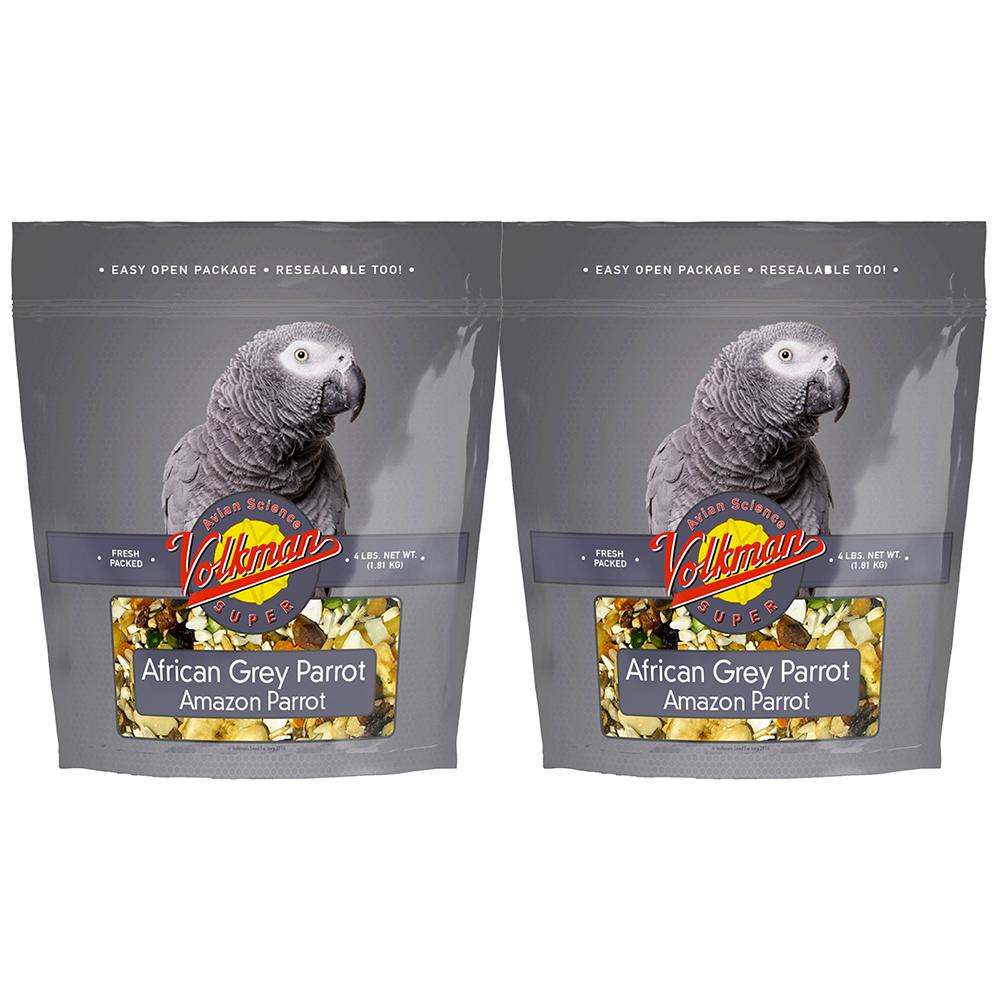 Avian Science Super African Grey Bird Seed 4 lb 2 Pack