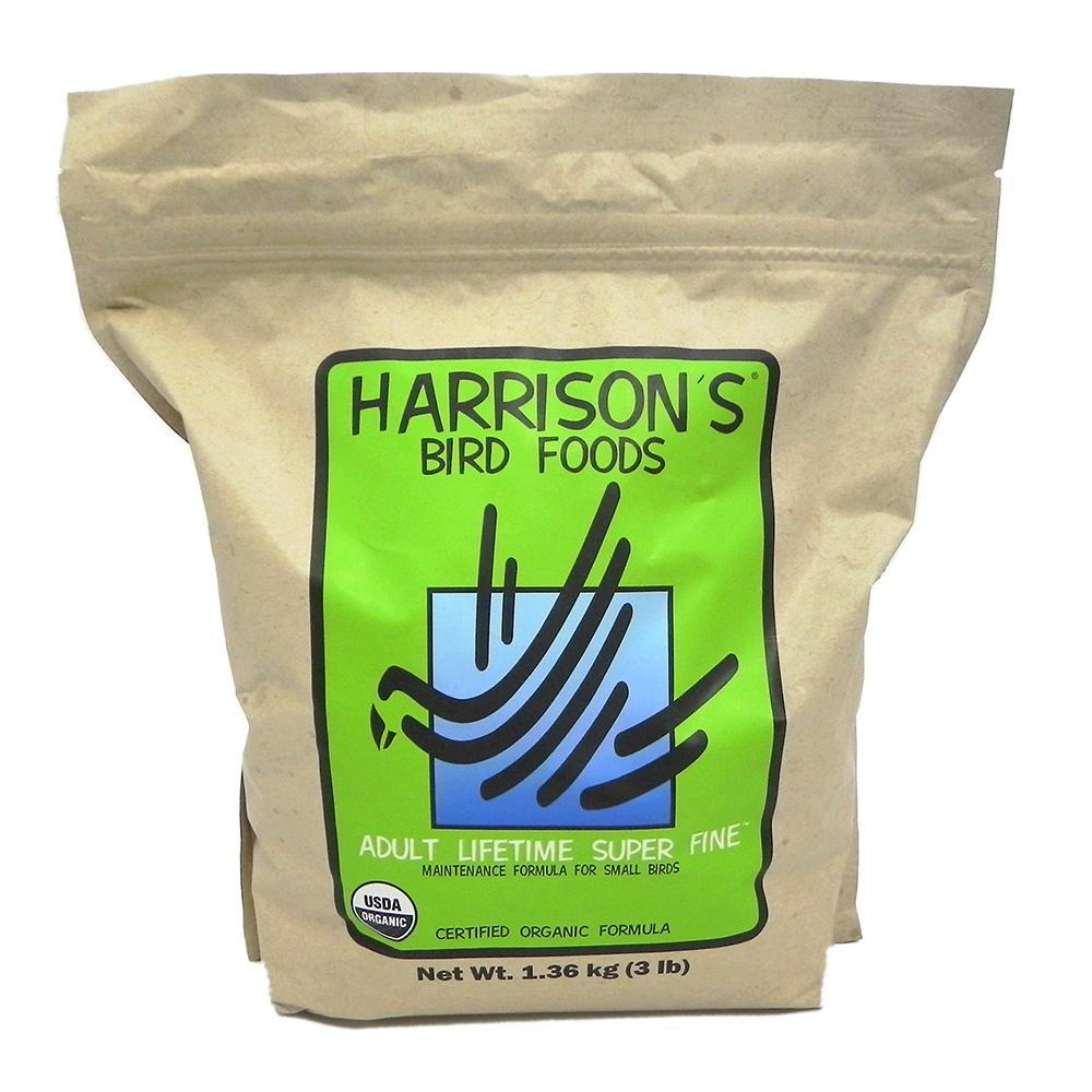 Harrison's Adult Lifetime Super Fine Organic Bird Food 3-Lb.