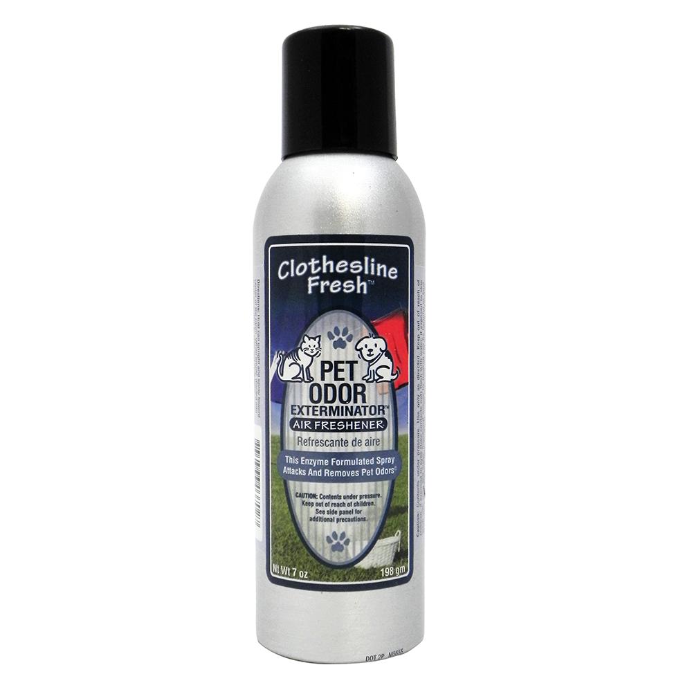 Pet Odor Eliminator Air Freshener Clothesline Fresh 7oz.