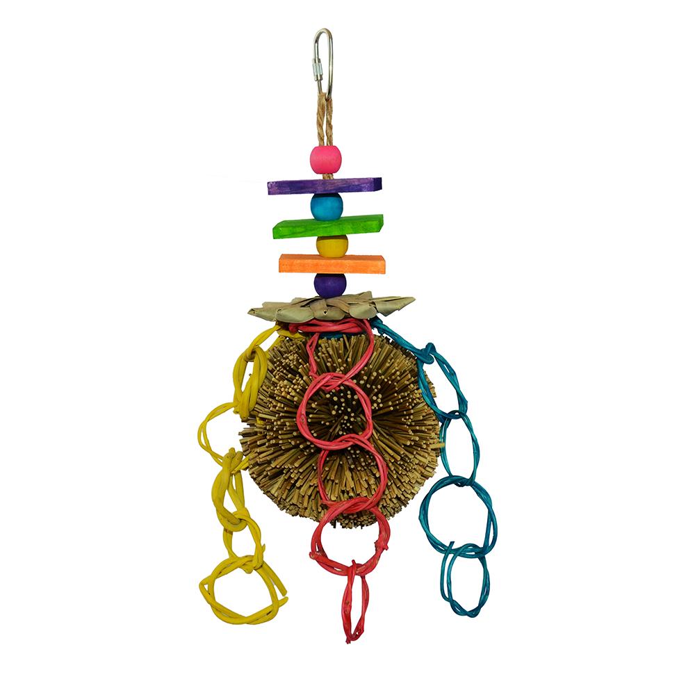 Super Bird Seagrass Blast Bird Toy for Small to Large Birds