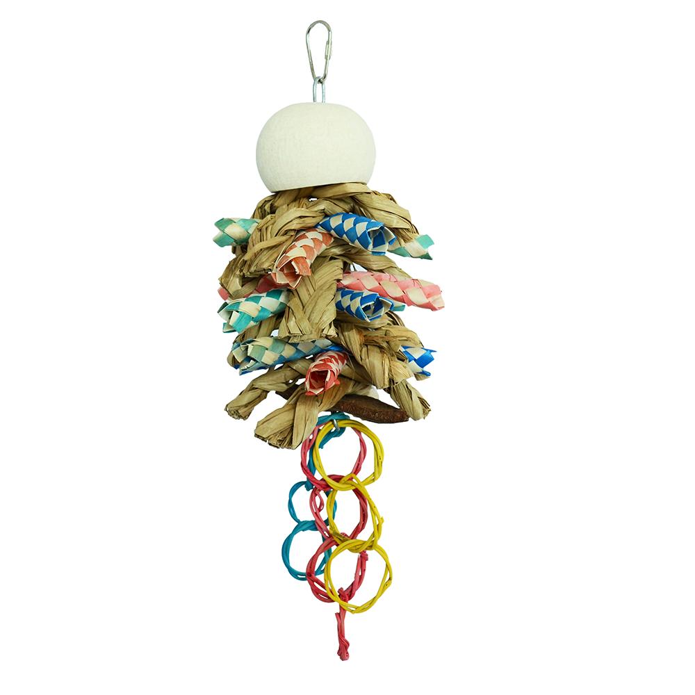Super Bird Seagrass Fingers Bird Toy for Larger Birds