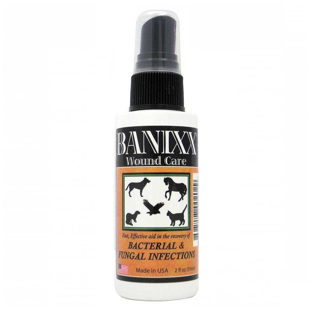 Banixx Anti Bacterial and Fungal Wound Care Spray 2oz.