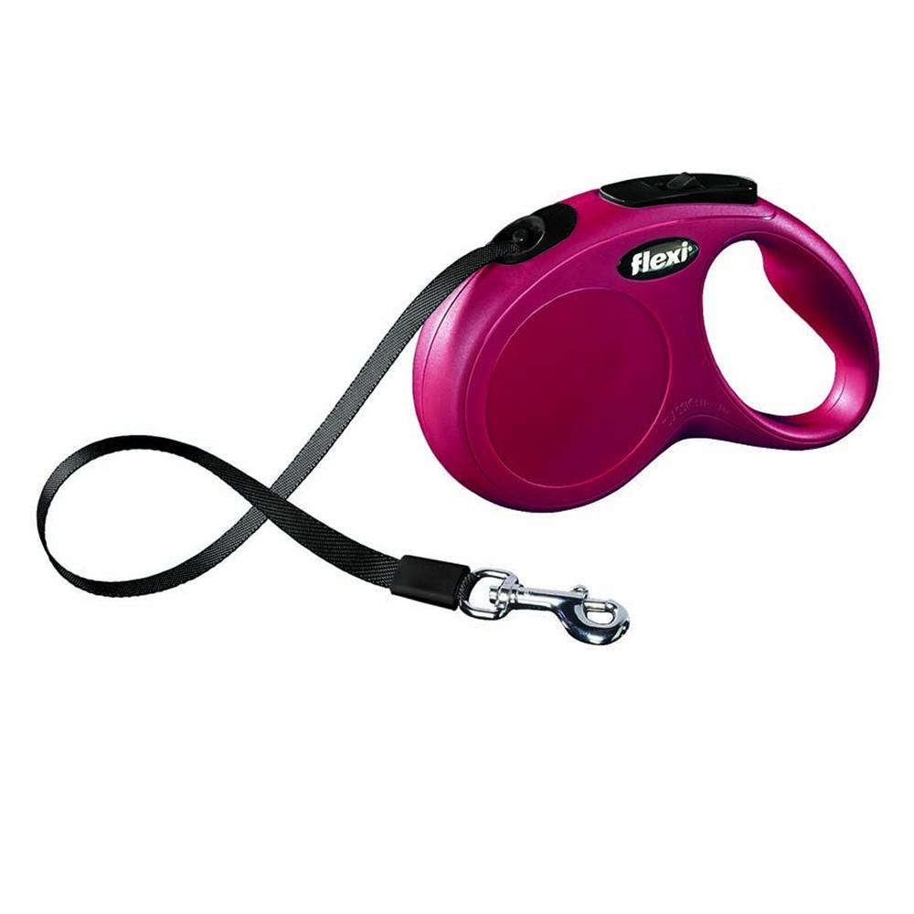 Flexi Medium Small Pink Retractable Tape Dog Leash