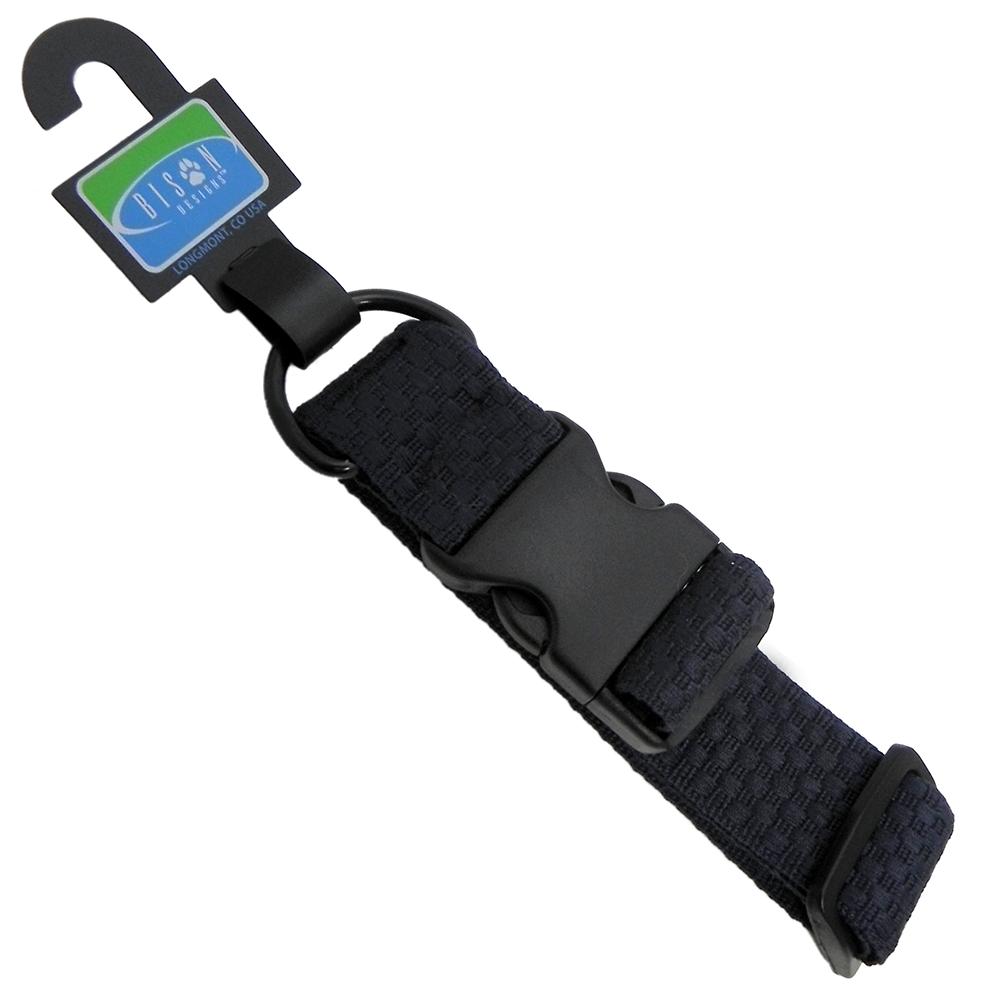 Bison Designs Adjustable 1.5in Wide Collar Navy 20-32