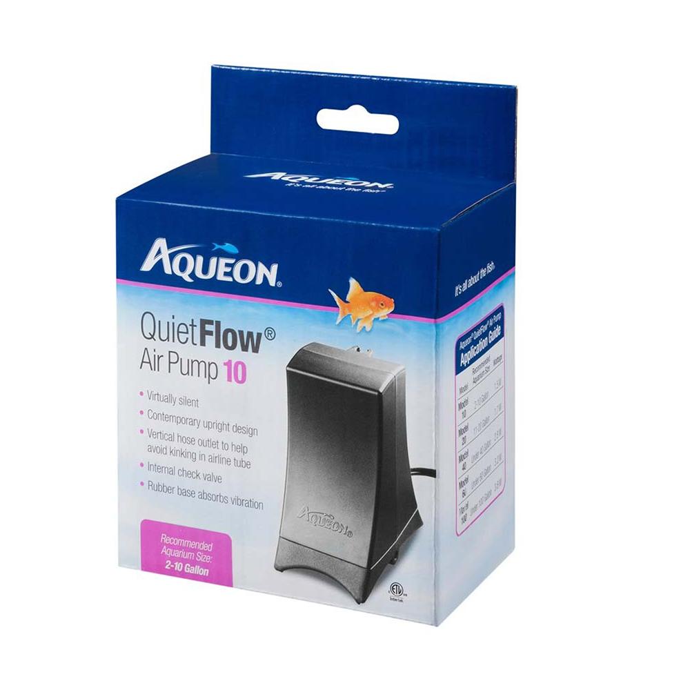 Aqueon Quiet Flow Air Pump 10 for 2 to 10 Gallon Tanks