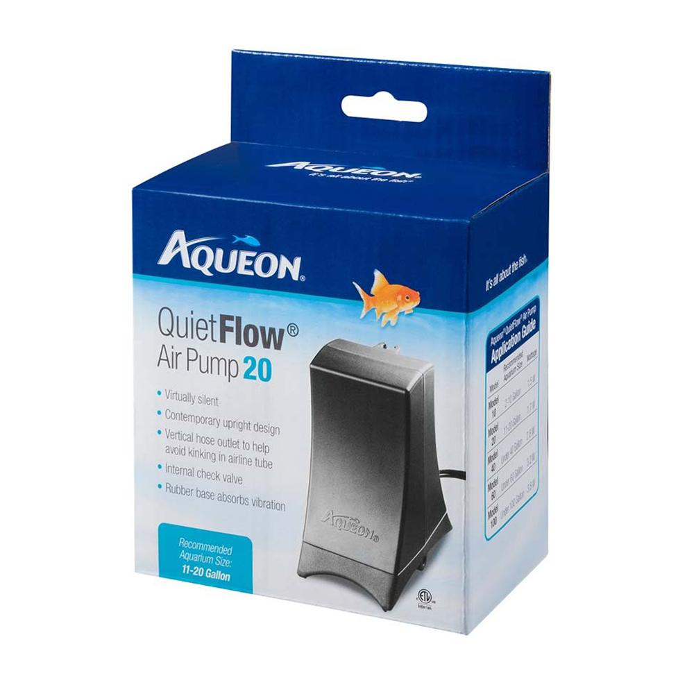 Aqueon Quiet Flow Air Pump 20 for 11 to 20 Gallon Tanks