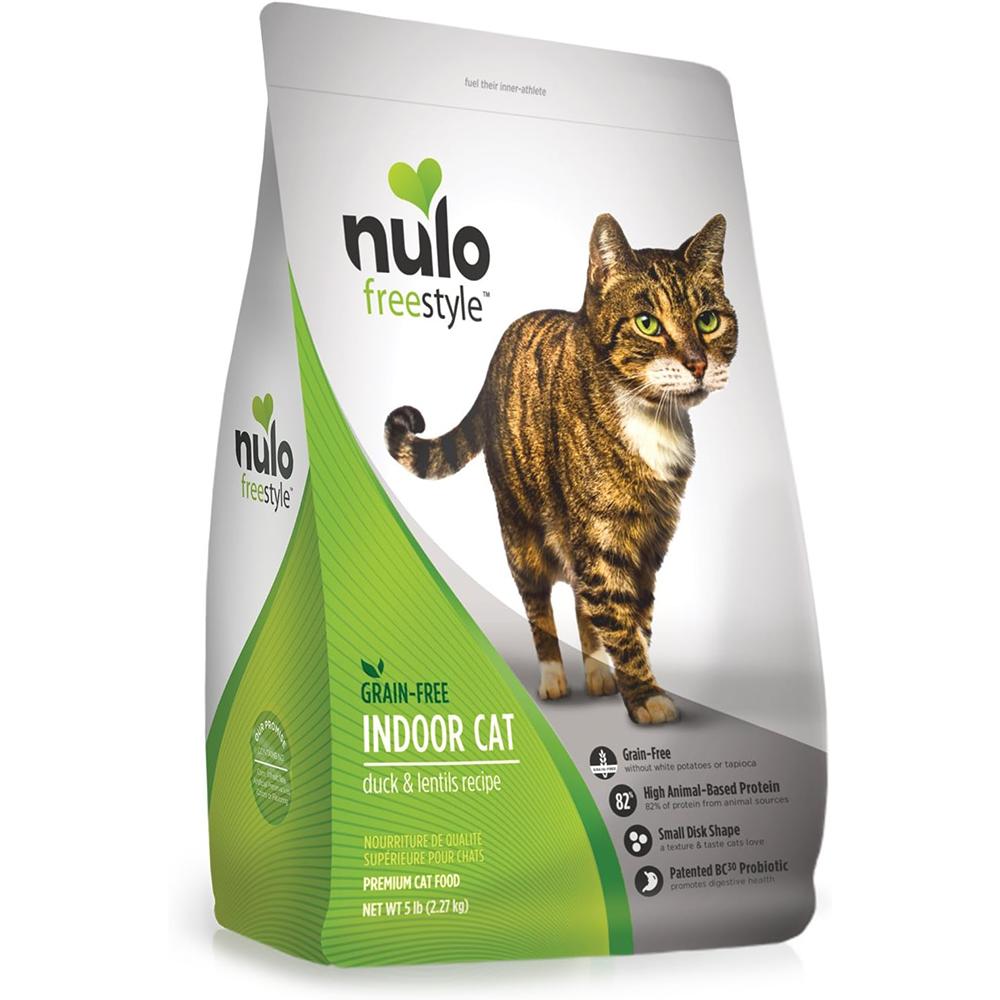 Nulo Freestyle Grain Free Duck Indoor Cat Food 5lb