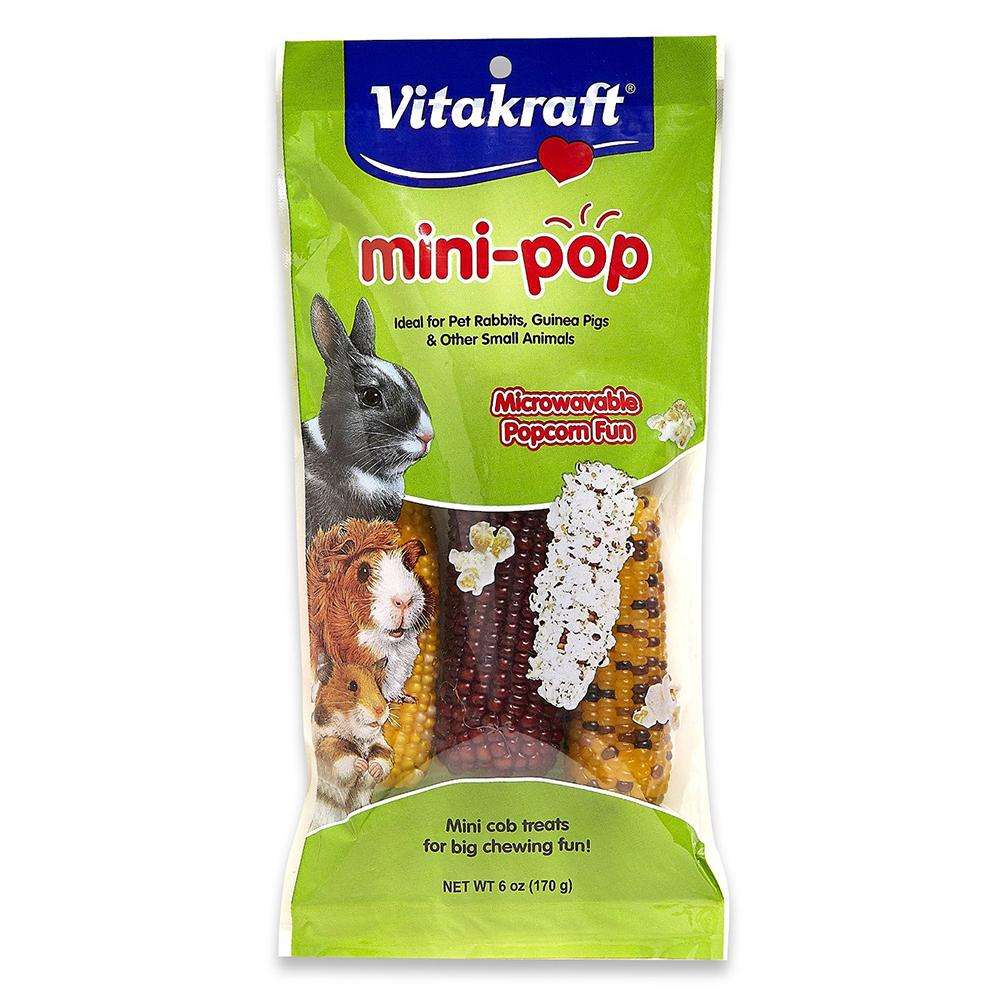 Mini Pops Microwaveable Treat for Birds and Small Animals