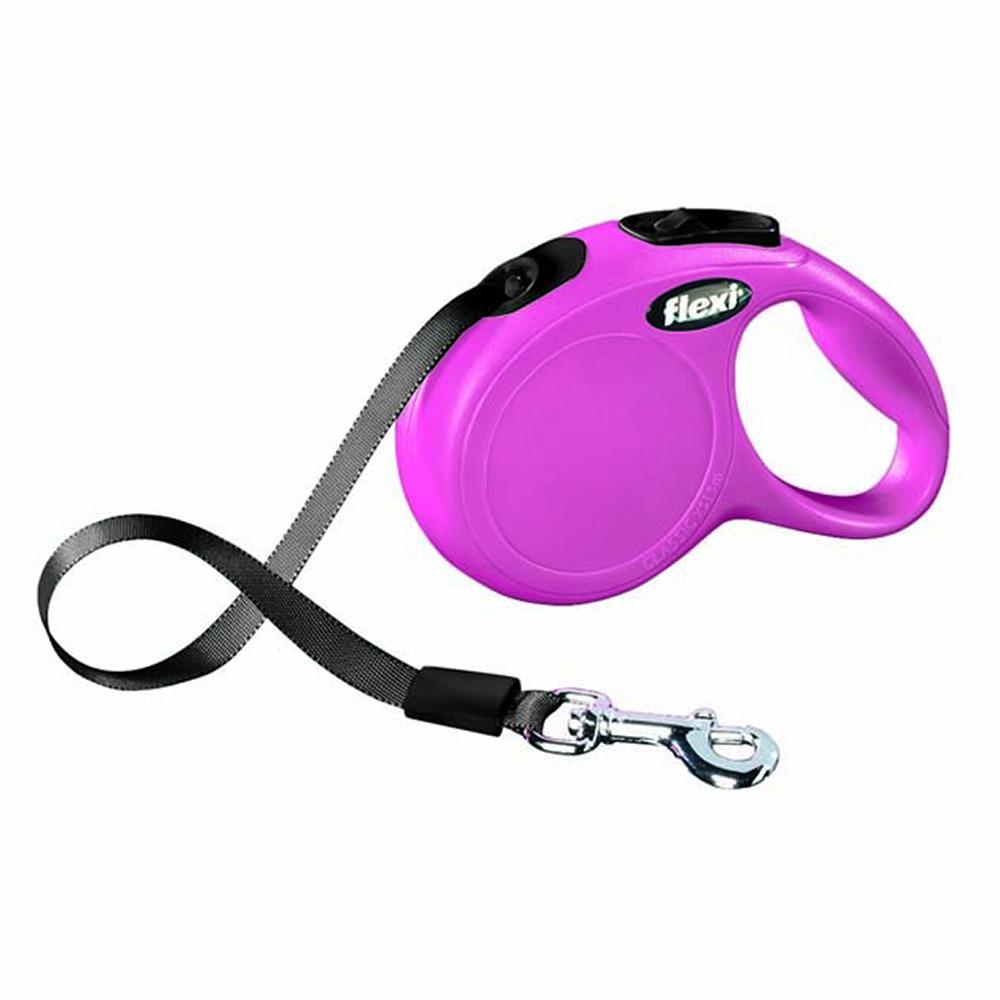 Flexi XSmall Pink Retractable Tape Dog Leash