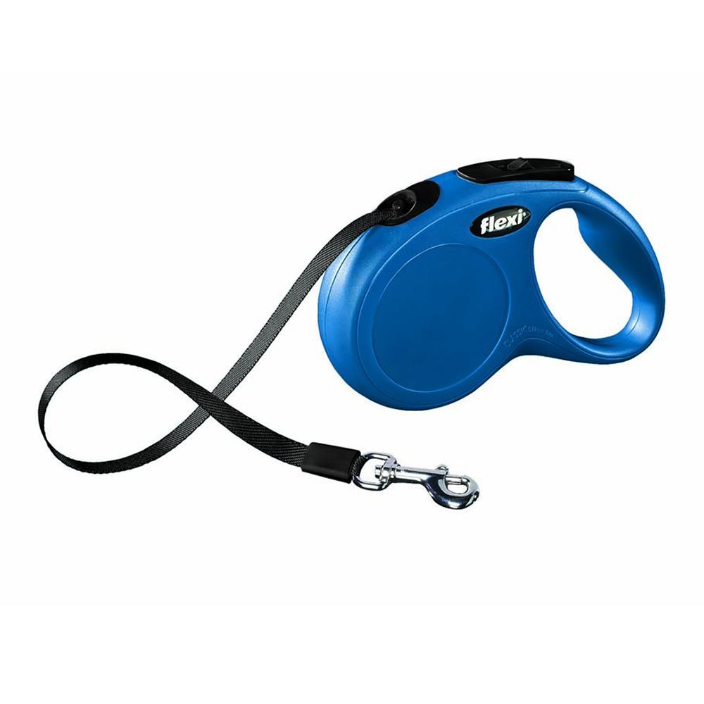 Flexi Medium Small Blue Retractable Tape Dog Leash