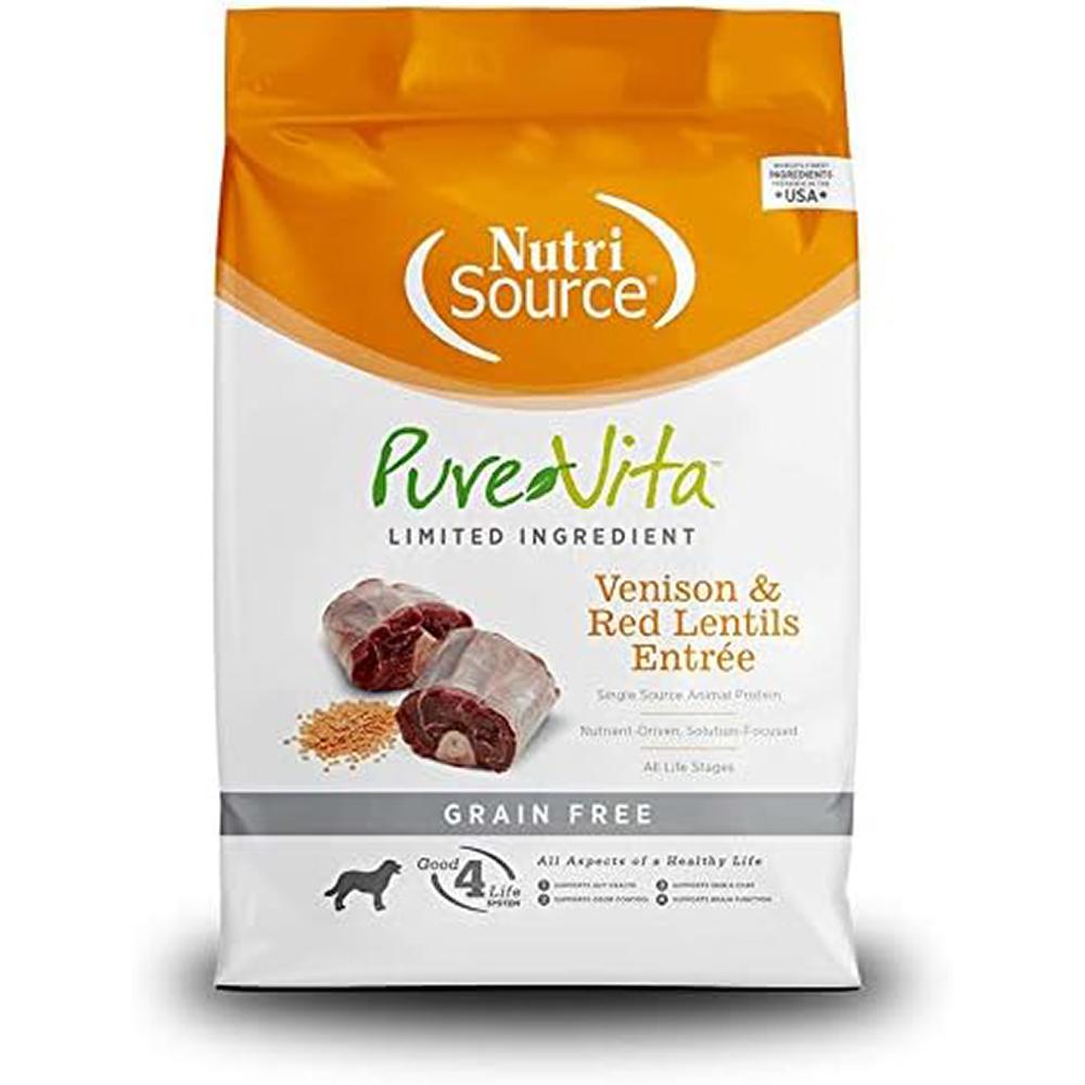 PureVita Dog GF Venison and Lentil 15lb