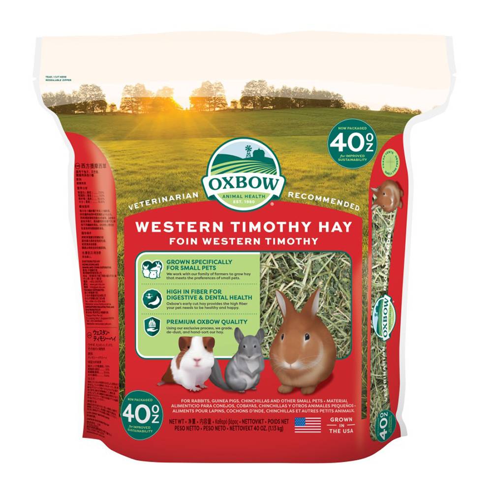 Oxbow Timothy Hay For Small Animals 40-oz