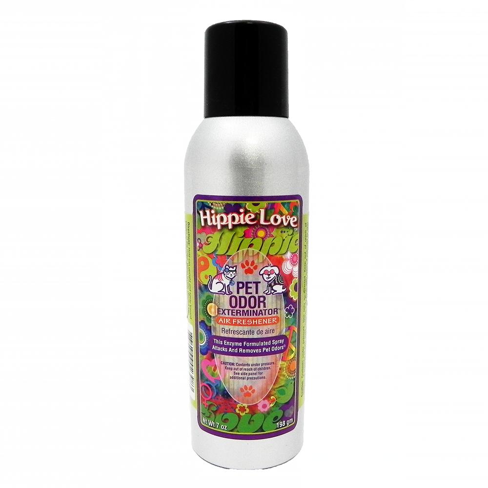 Pet Odor Eliminator Air Freshener Hippie Love 7oz.