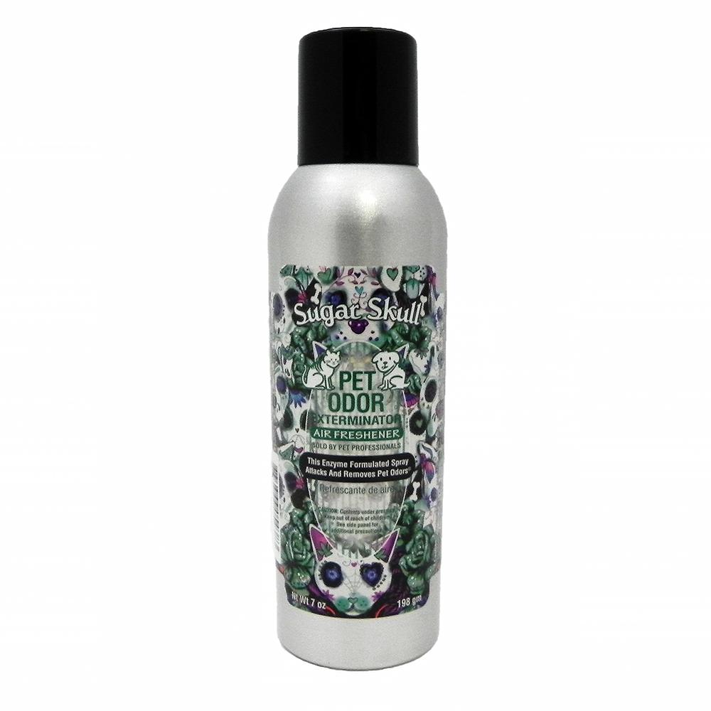 Pet Odor Eliminator Air Freshener Sugar Skull 7oz.