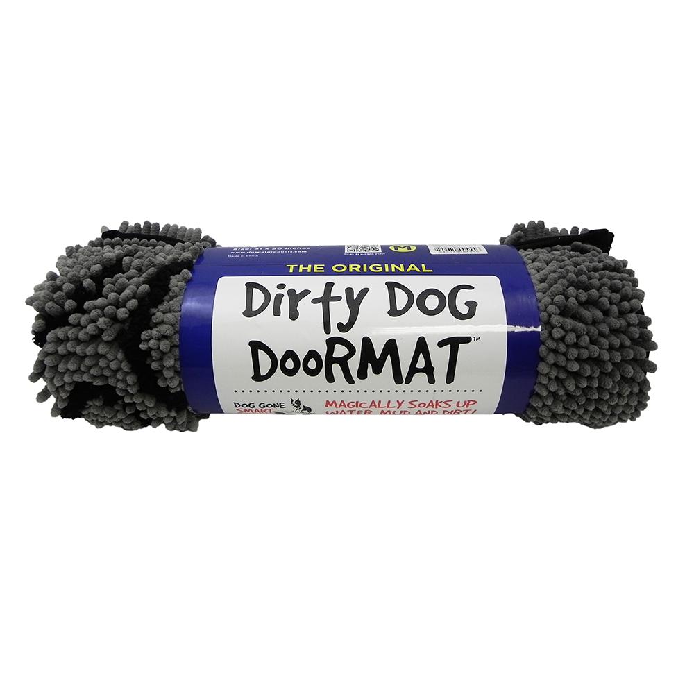 Dog Gone Smart Dirty Dog Doormat Grey Medium