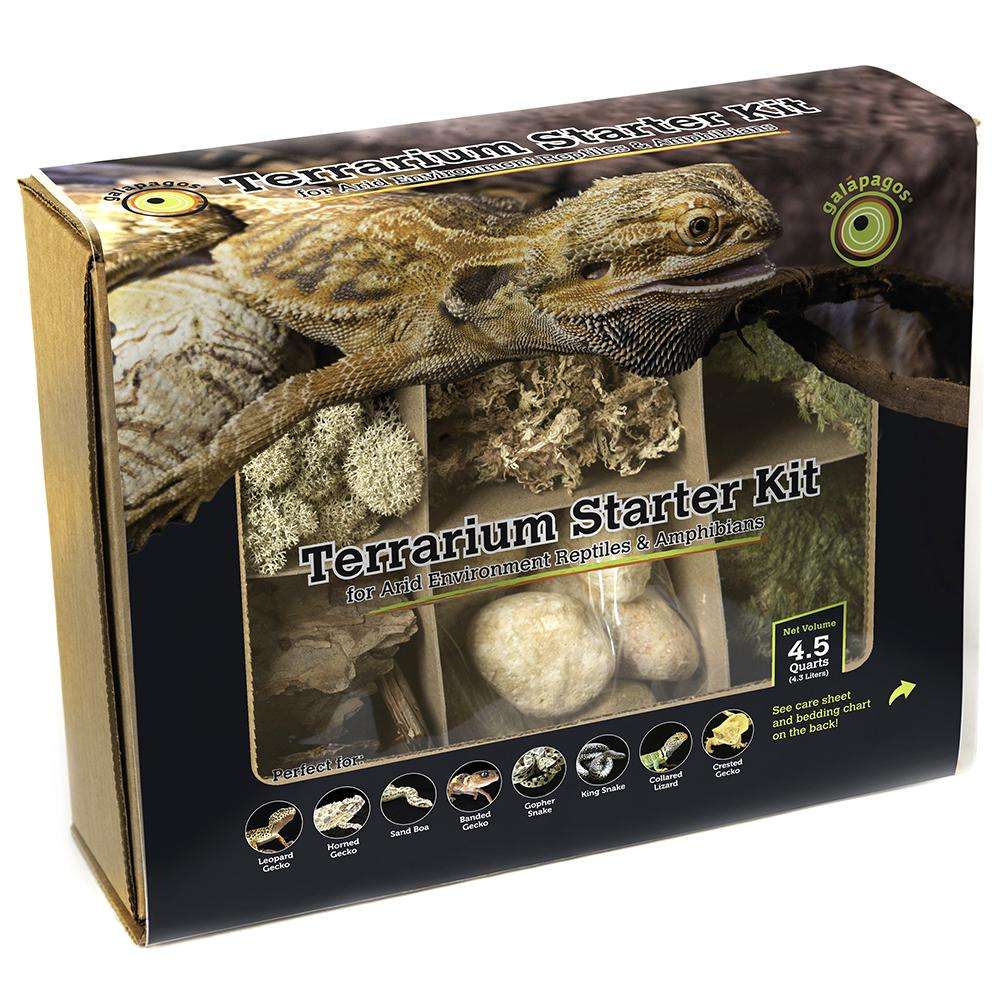 Galapagos Terrarium Deco Starter Kit for Dry Enviro