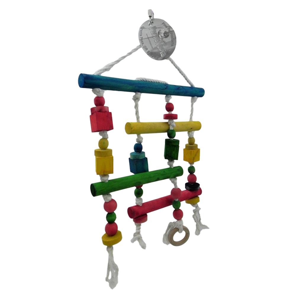 ParroTopia Double Decker Natural Large Bird Toy