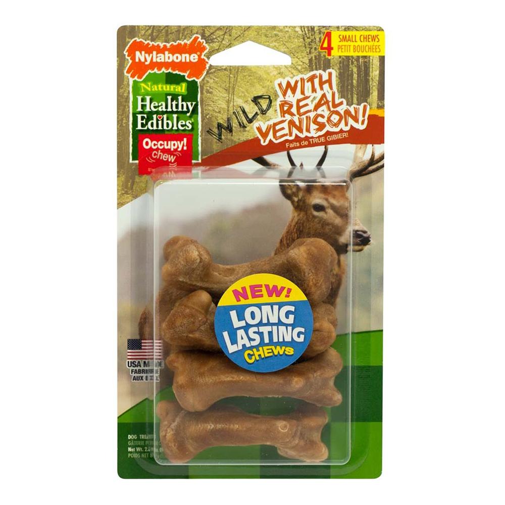 Nylabone Healthy Edible Venison Sm 4ct
