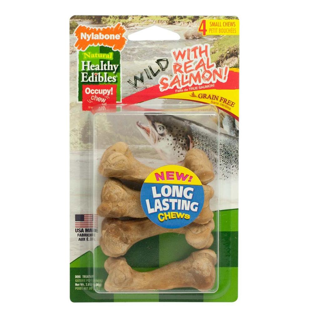 Nylabone Healthy Edible Salmon Sm 4ct