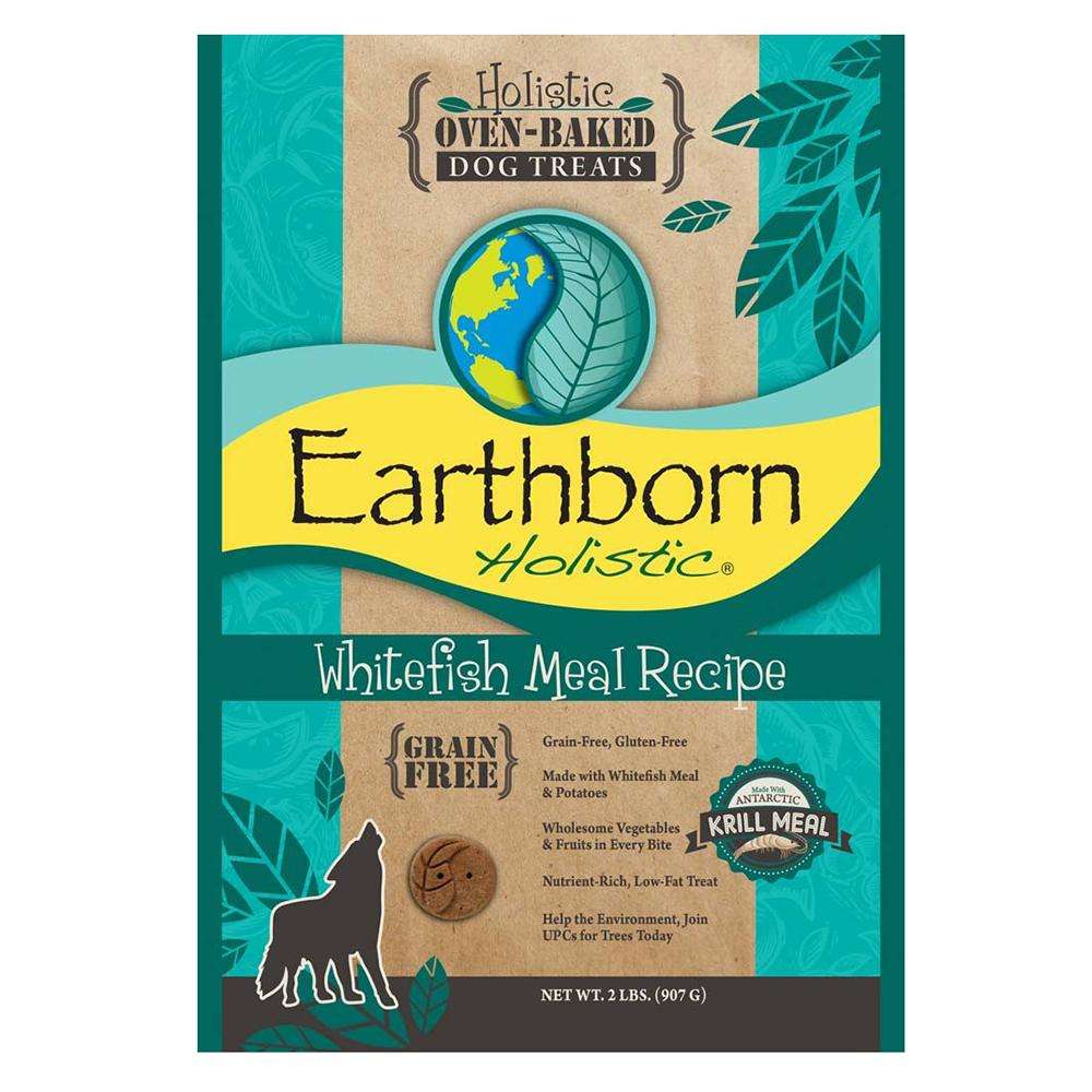 Earthborn Grain Free Dog Biscuits Whitefish 2lb
