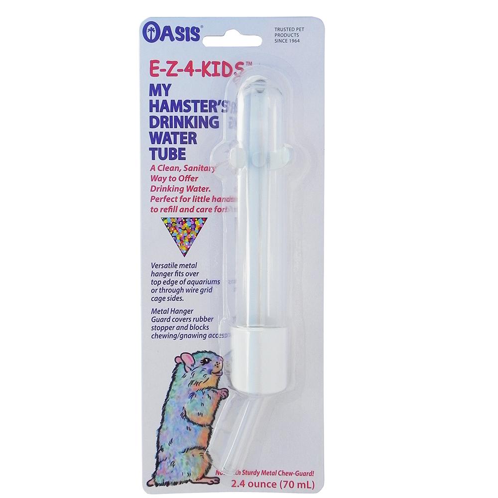 Oasis EZ-4 Kids-Glass Hamster Drinking Tube Water Bottle