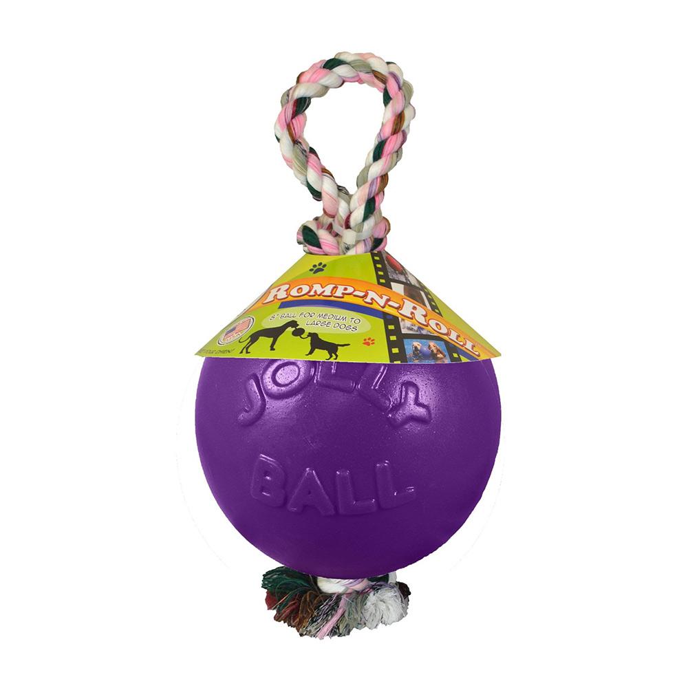 Jolly Romp Roll Ball Purple 4.5 inch