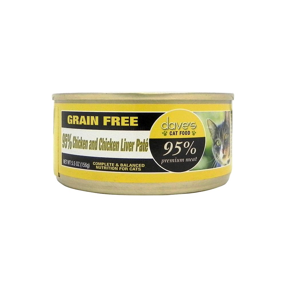 Dave's 95% Chicken Cat 5oz can each
