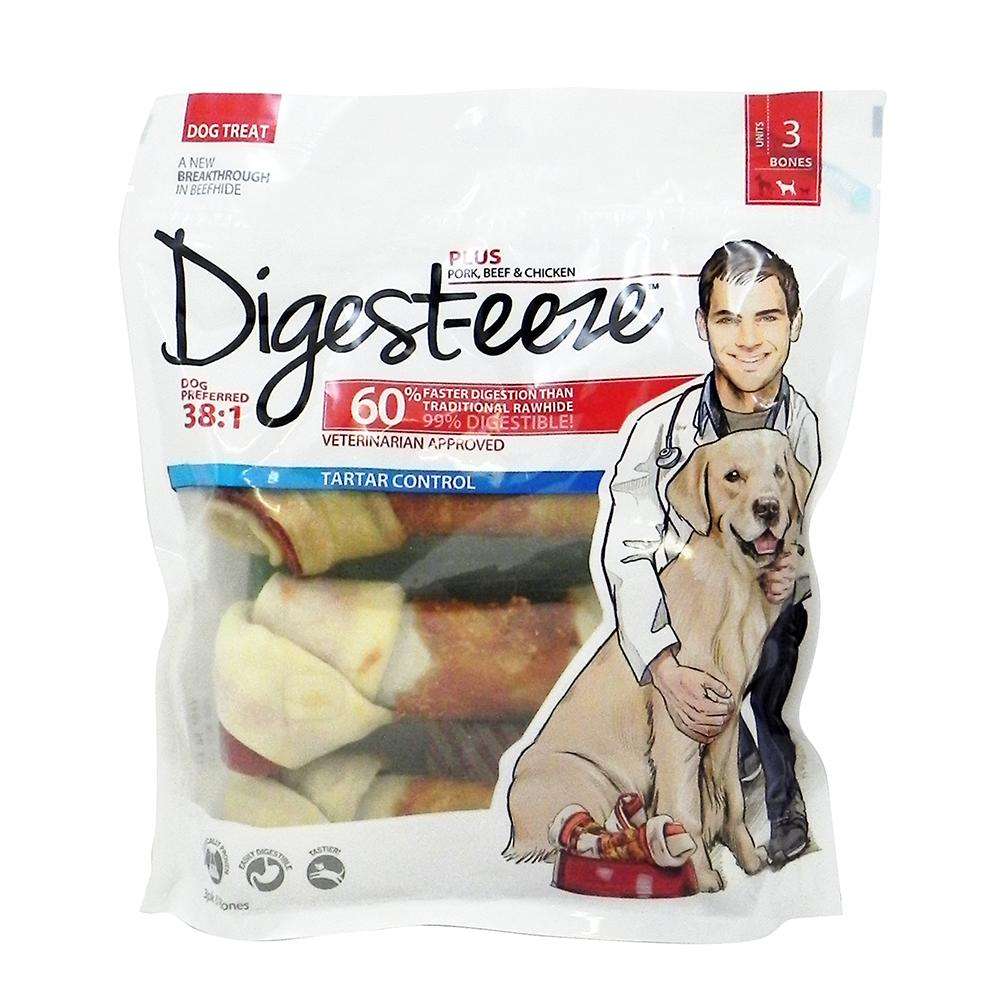 Digest-eeze Beef Pork and Chicken Bone 6 inch 3 pack