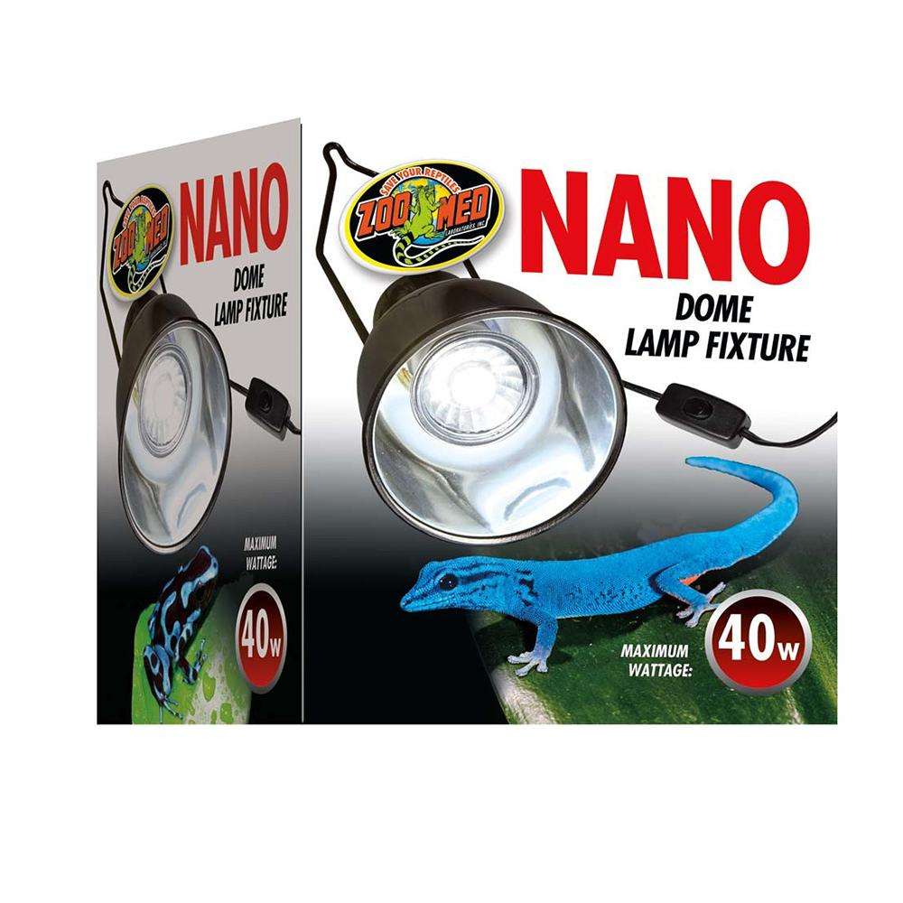 ZooMed Nano Dome Single Lamp Fixture