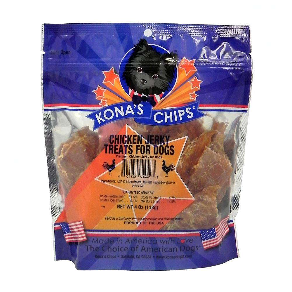 Kona's Chips Chicken Jerky 4oz