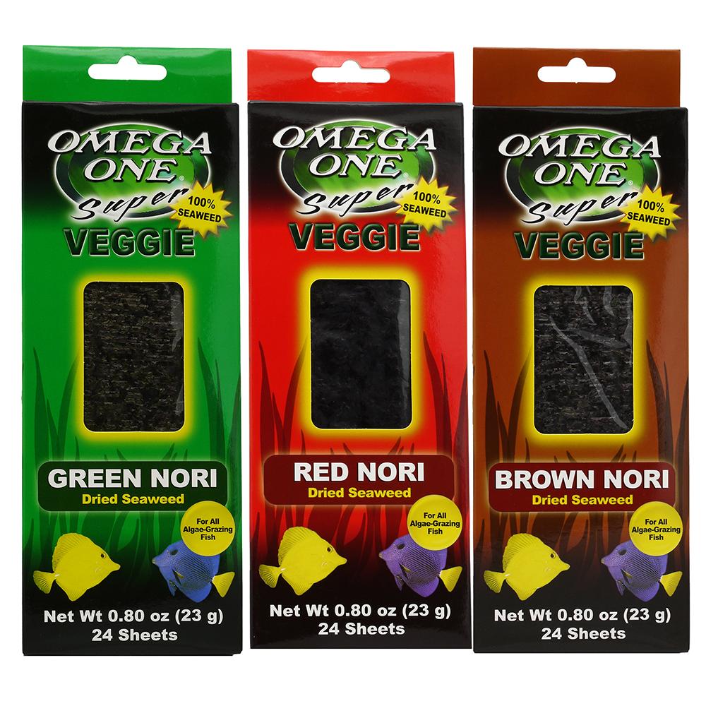 Omega One Super Seaweed MultiColor Fish Food 24ct. 3 pack