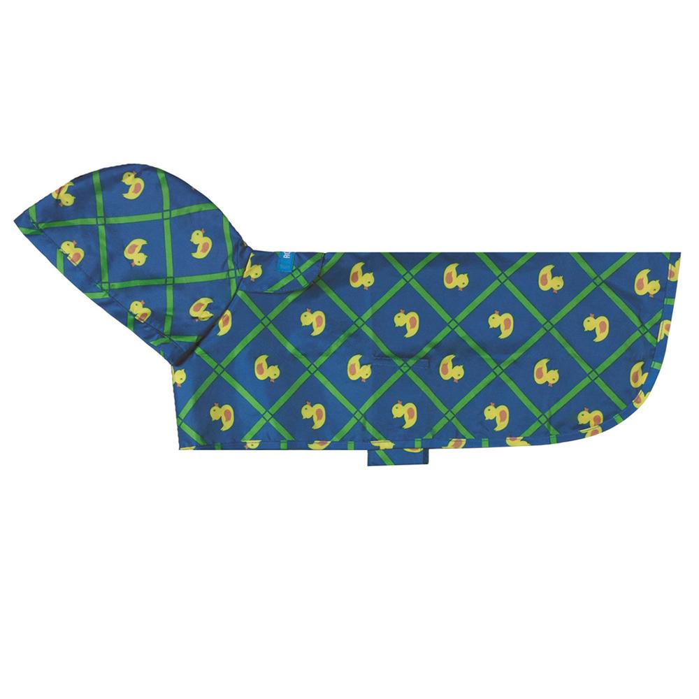 Packable Rain Poncho for Dogs Rubber Ducky XSmall