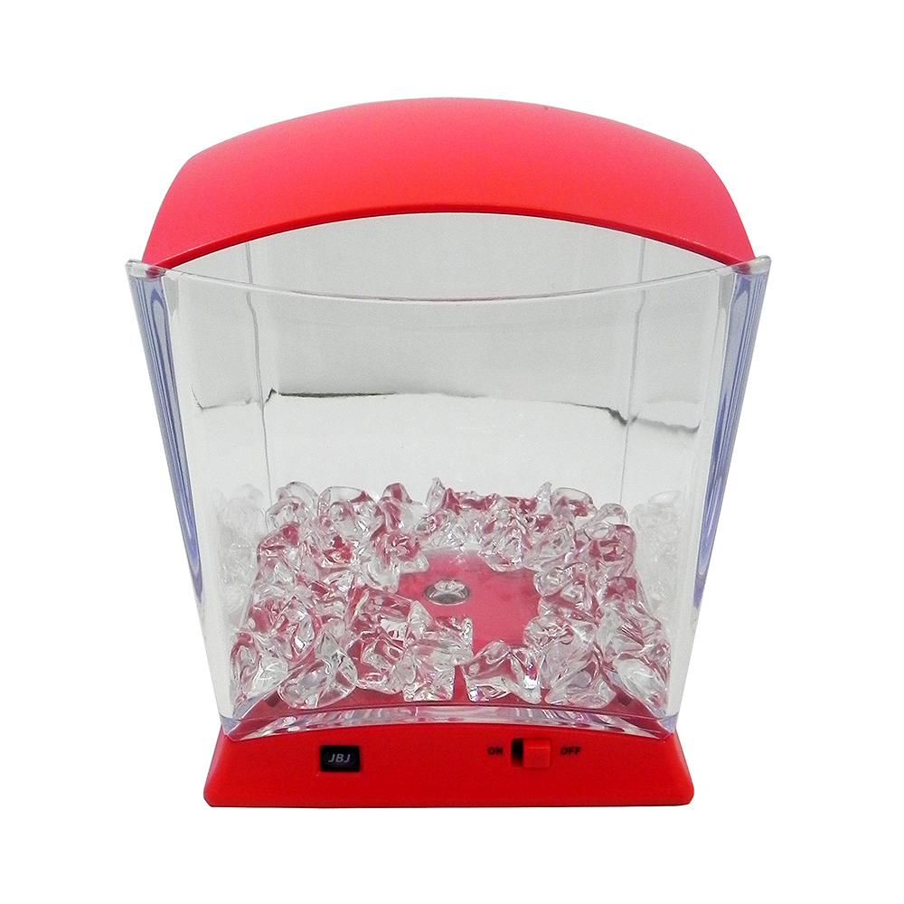 Bottom-Lit Red Neon Betta Aquarium