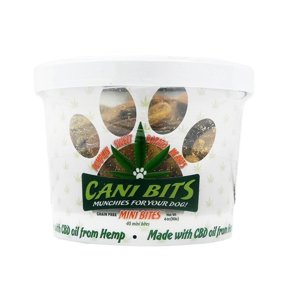 Cani Bits CBD Pumpkin Sweet Potato 4oz Dog Treat