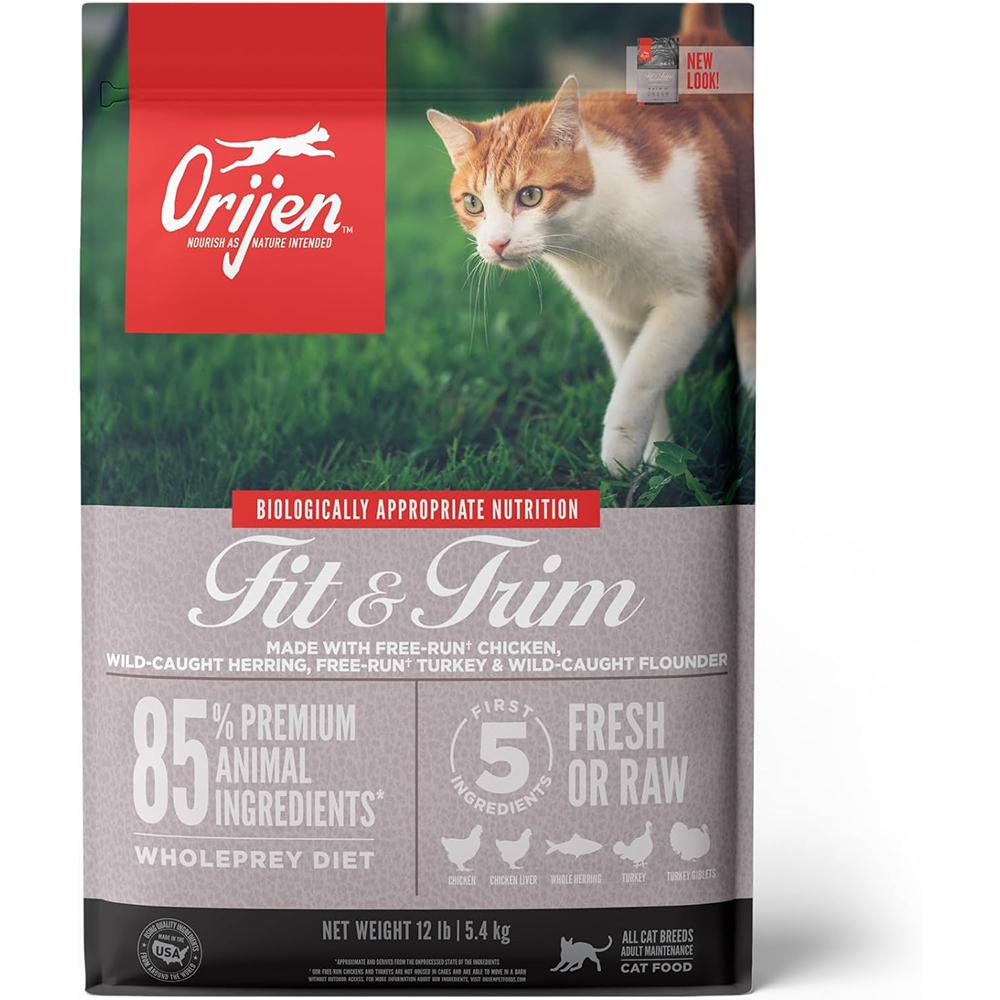 Orijen Grain Free Fit Trim Cat Food 12 lb