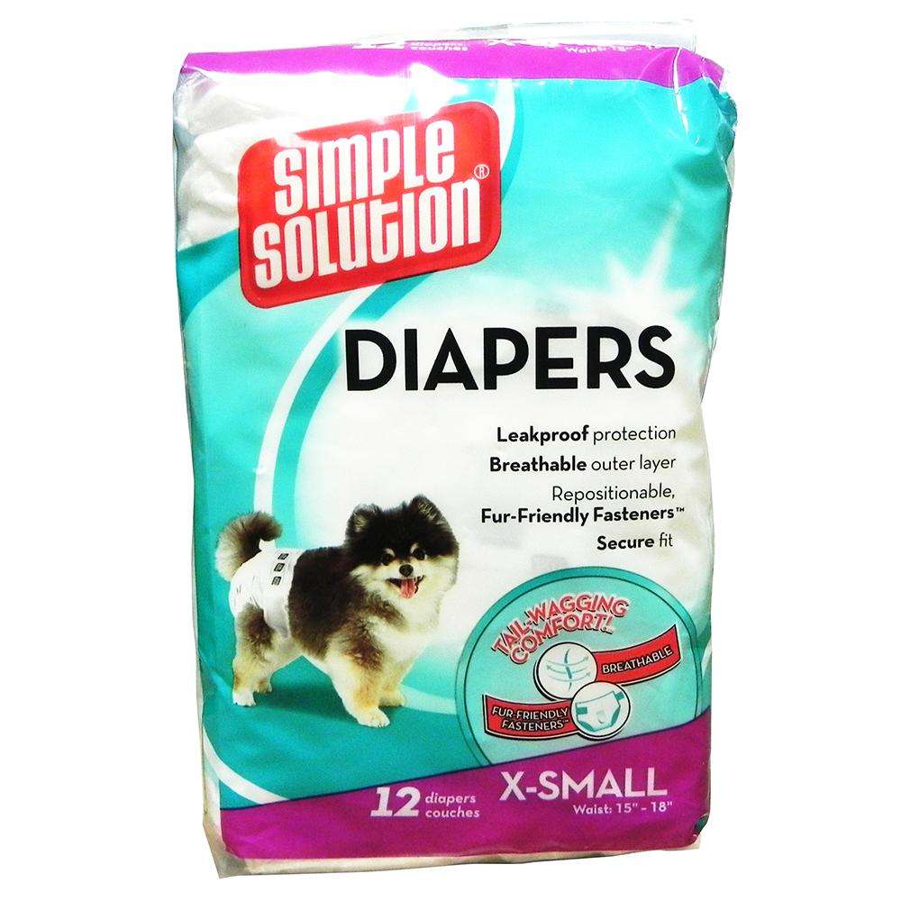 Diaper Garment Dog Diaper Disposable XS 12pack