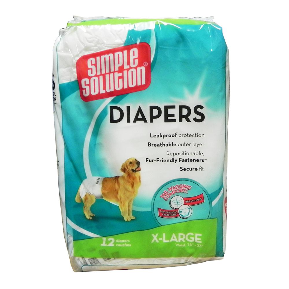 Diaper Garment Dog Diaper Disposable Large/XLarge 12pack