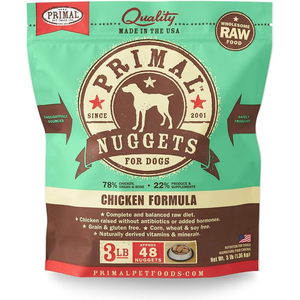 Raw Chicken Primal Nuggets 3lb