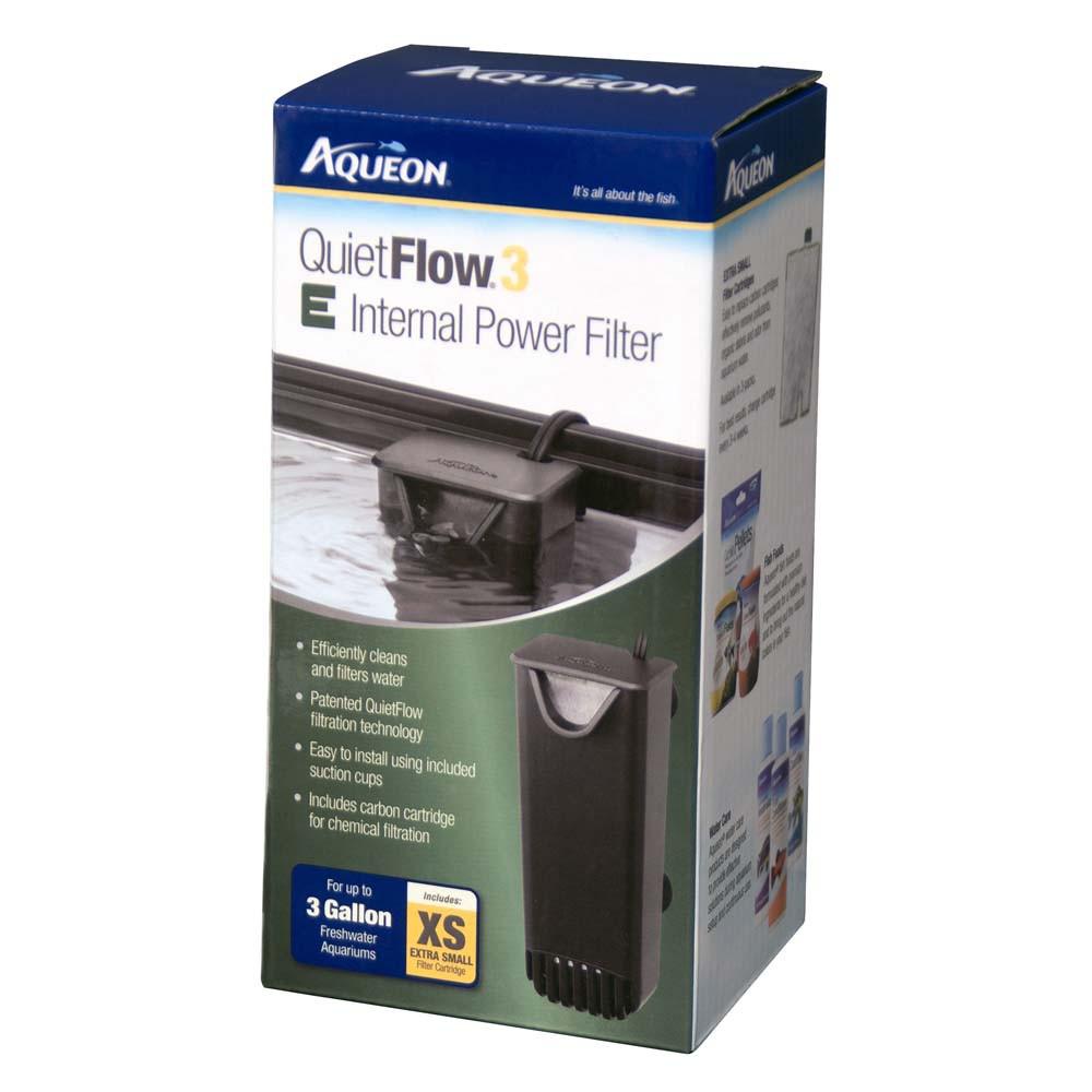 Aqueon Quiet Flow Internal Aquarium Filter XS up to 3 Gallon