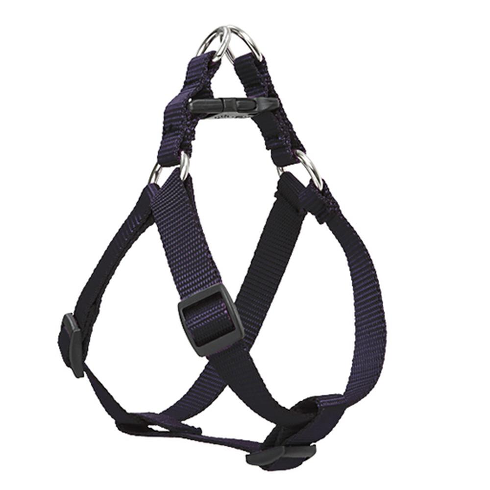 Nylon Dog Harness Step In Black 12-18 inches