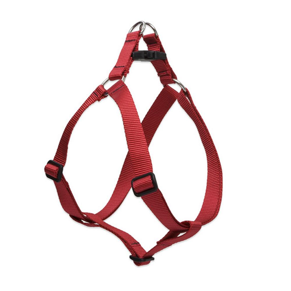 Lupine Nylon Dog Harness Step In Red 10-13 inch