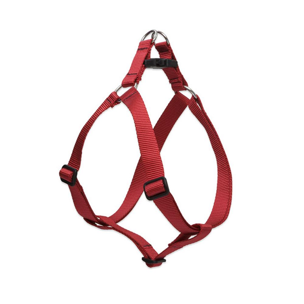 Lupine Nylon Dog Harness Step In Red 12-18 inch