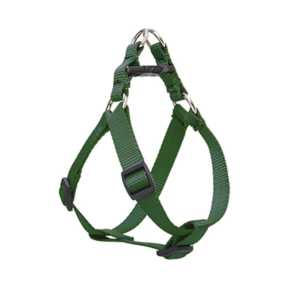 Nylon Dog Harness Step In Green 20-30 inches