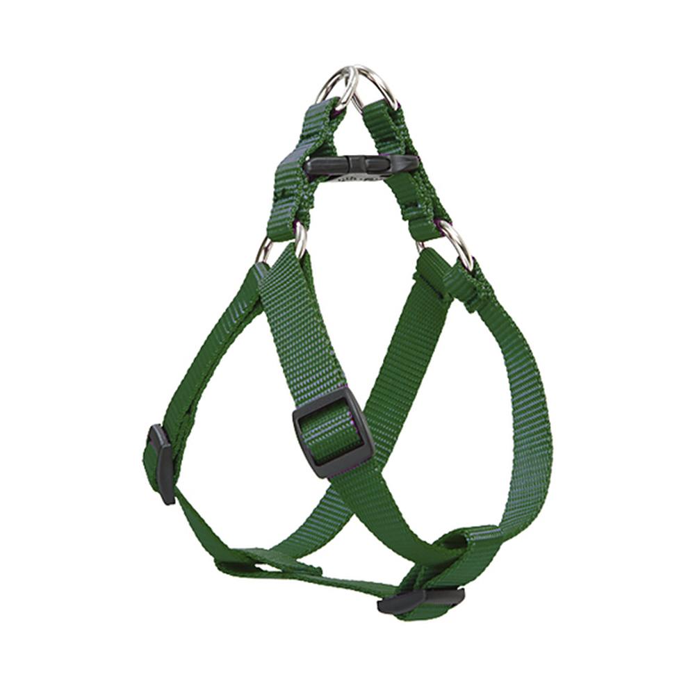 Nylon Dog Harness Step In Green 19-28 inches