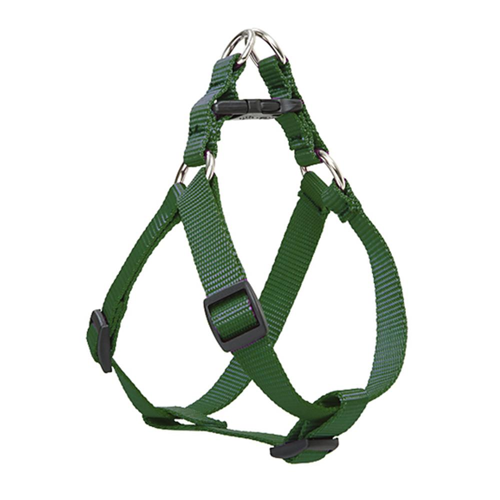 Nylon Dog Harness Step In Green 24-38 inches