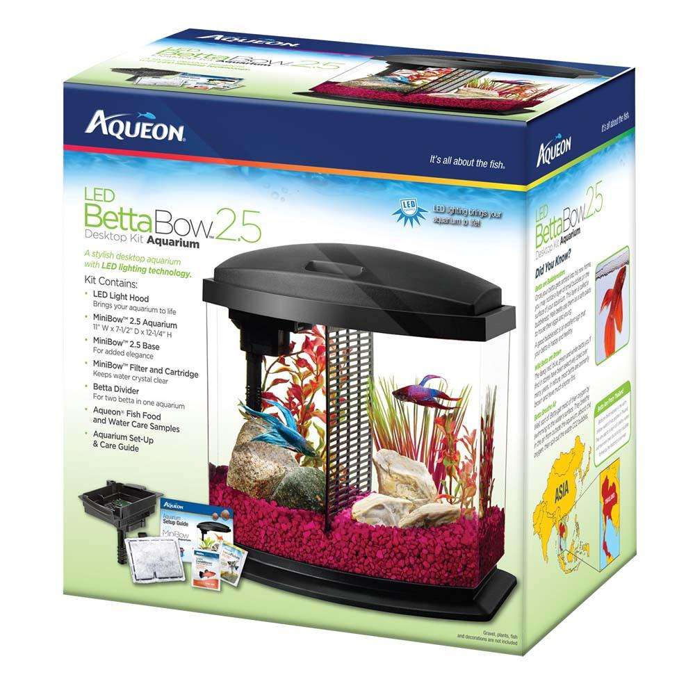 Aqueon Betta Bow LED 2.5 gallon Aquarium