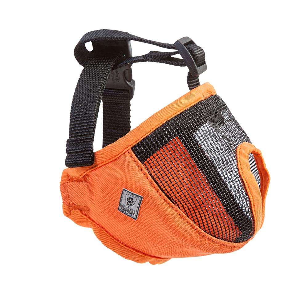 Dog Muzzle Short Snout Large Orange